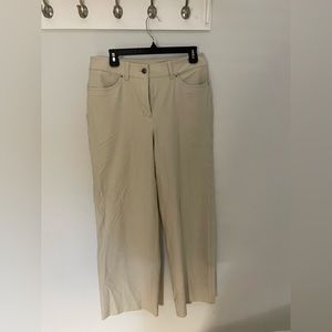 Lululemon city sleek high rise wide leg pant size 29 color natural ivory